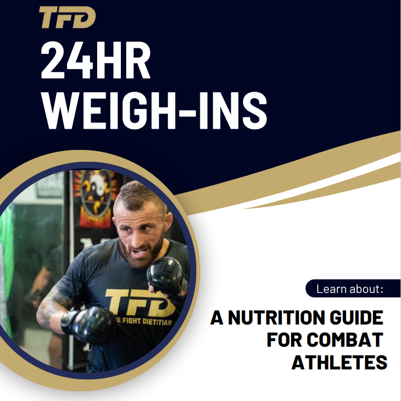 24Hr Weigh-in Nutritional Guide