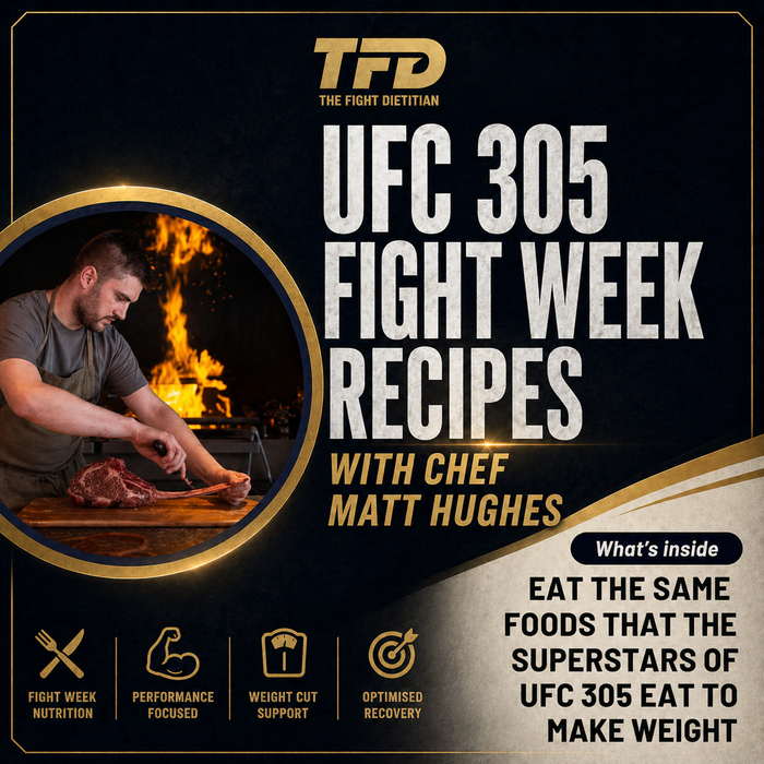 UFC 305 Fight Week Recipe Book - With Chef Matt Hughes