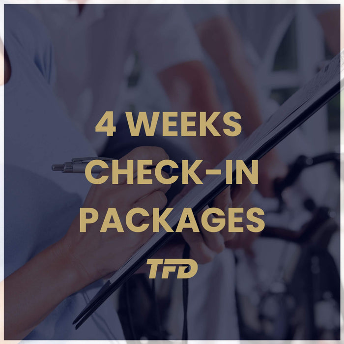 Accountability Check Ins - 4 Week Packages