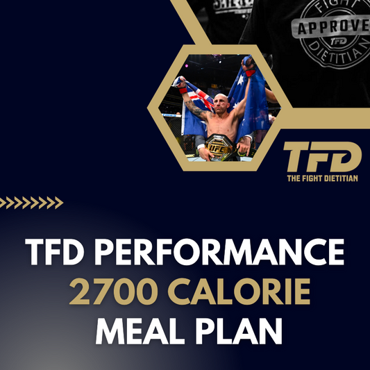 TFD PERFORMANCE 2700 CALORIE MEAL PLAN