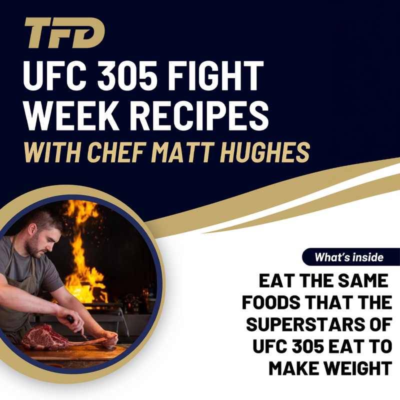 UFC 305 Fight Week Recipe Book - With Chef Matt Hughes