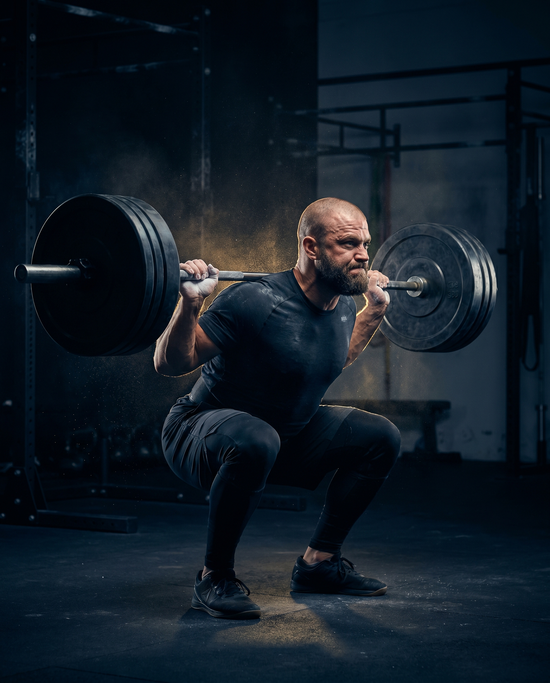 Combat athlete strength and conditioning session